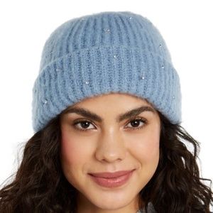 INC International Concepts Women's Allover Gemstone Beanie Hat